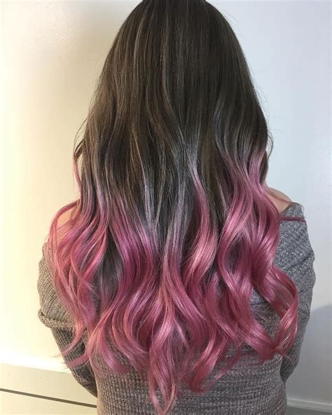 overtone pink for brown hair results luana troy