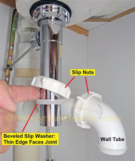 Installing a kitchen sink in a plastic laminate countertop is a relatively easy job. Install a Pop-Up Sink Drain: P-Trap Assembly | Bathroom ...