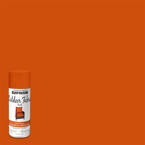 Rust Oleum 12 Oz Burnt Orange Outdoor Fabric Spray Paint 6 Pack