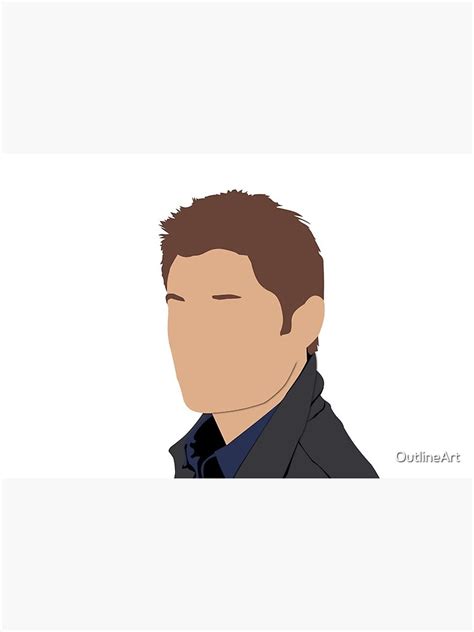 Dean Winchester Mask By Outlineart Redbubble