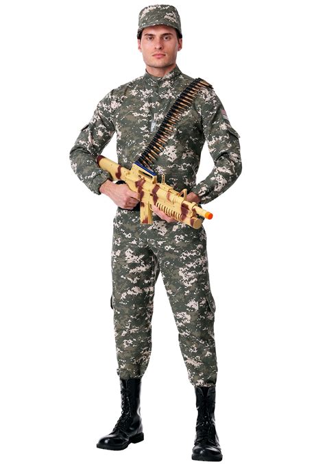 Male Army Costume Army Military