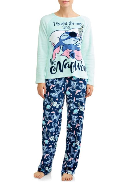 Disney Lilo And Stitch Womens And Womens Plus Pajama Set Walmart Inventory Checker Brickseek