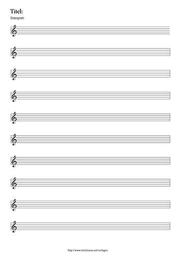Der linienspiegel ist hilfreich, um elegant auf ein weißes blatt zu schreiben. Sticky Tunes | Druck-Vorlagen für Gitarristen