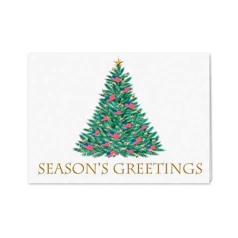 Patriotic Season's Greetings Greeting Card | Mines Press
