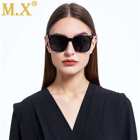 Mx Polarized Sunglasses Women 2022 Luxury Brand Quality Fashion Square Ladies Vintage Retro