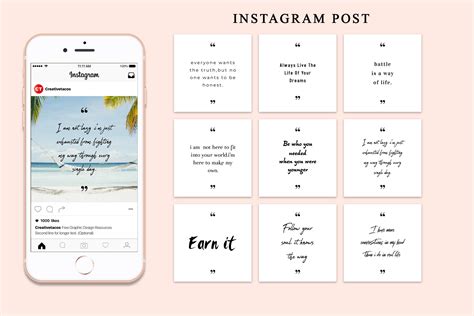 Instagram Comment Template
