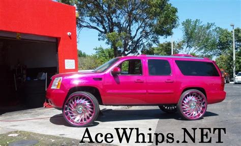 Ace 1 Wtw Customs Dices Come Back Candy Magenta Pink Gmc Yukon Xl