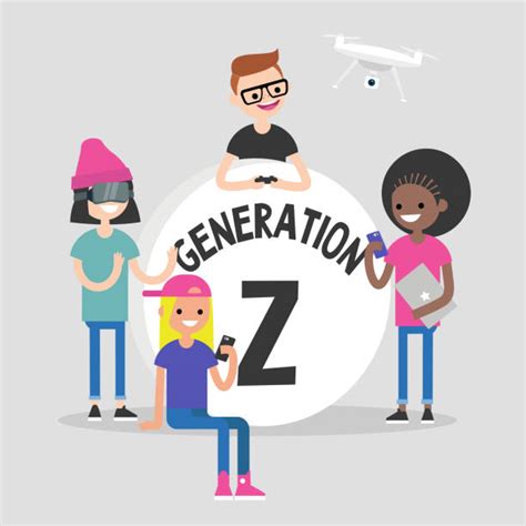 Generación Z Vectores Libres De Derechos Istock