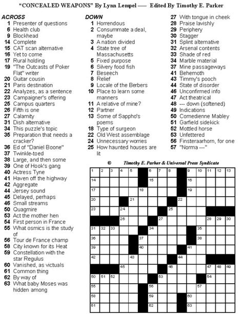 Medium Medium Difficulty Crossword Medium Printable