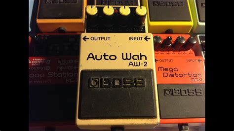 Boss Pedal Review 68 AW 2 Auto Wah YouTube