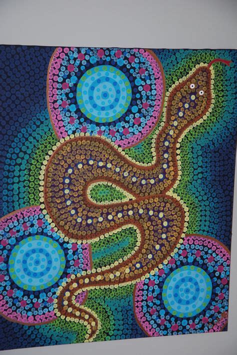 99 Ideeën Over Aboriginal Dot Painting Dotpainting Aboriginal Kunst