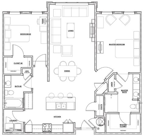 Two Bedroom Large Condominiums Lafayette Louisiana Parc Gardens