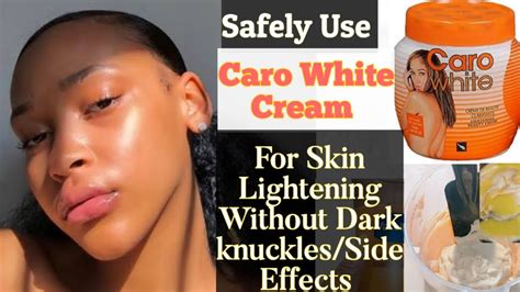 Use Caro White Without Side Effects How To Mix Caro White Skin Lightening Cream For Flawless