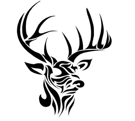 15 Tribal Deer Tattoo Designs And Ideas Petpress Deer Tattoo