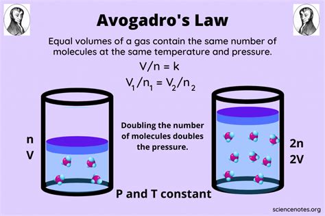Avogadros Law Definition Formula Examples