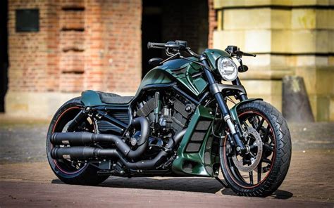 Télécharger Fonds Décran Thunderbike Vert Poison Harley Davidson V