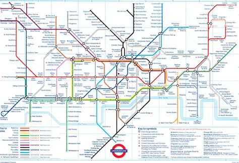 Thegriftygroove London Underground Tube Map