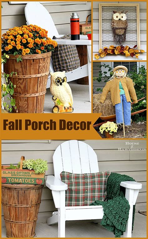 Eclectic Vintage Farmhouse Fall Porch House Of Hawthornes