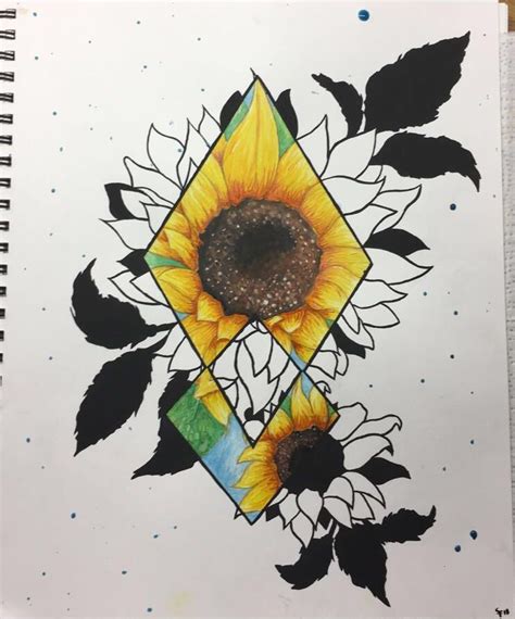 Aesthetic Simple Sunflower Drawing Max Installer