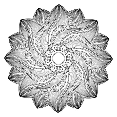Harmonious Abstract And Geometric Mandala Mandalas With Geometric Patterns