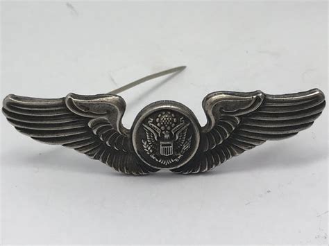 Us Air Force Pilot Wings Pin Badge World War Ii Ww Ii Ns Meyer Inc