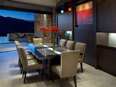 Cottage dining room with linen runners. 37 Beautiful Dining Room Designs from Top Designers Worldwide