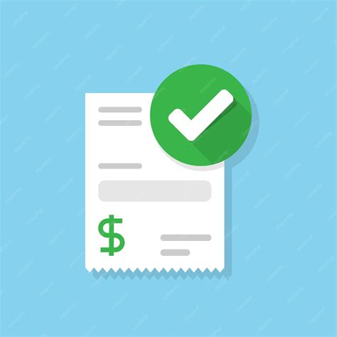 Premium Vector Success Payment Icon In Flat Style Approved Money