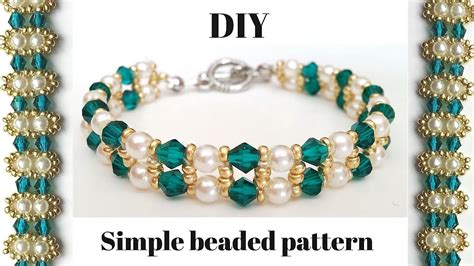 Elegant Beaded Bracelet Diy Jewelry Making Tutorial