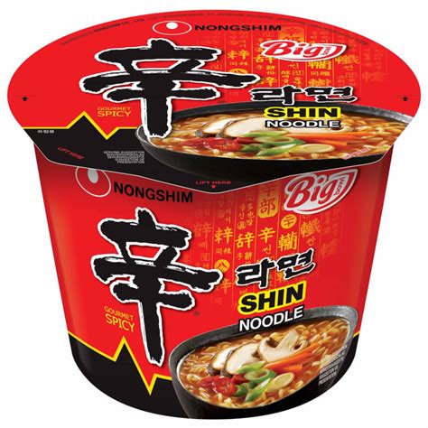 Nongshim Big Bowl Shin Noodle Gourmet Spicy Groceries B M