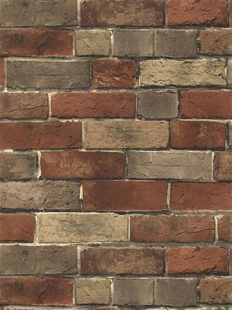 Collection by mary lisa laches. image 0 | Faux brick wallpaper, Brick wallpaper, Wall ...