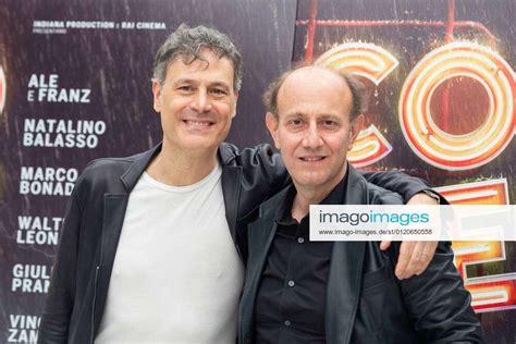 Italy Photocall Of Comedians Italian Actors Ale E Franz During