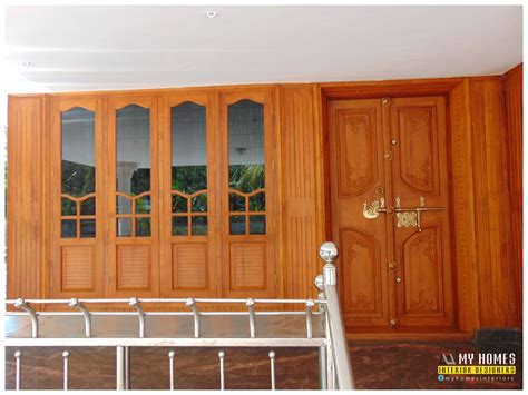 Homes House Kerala Front Door Designs Ideas Photos Thrissur