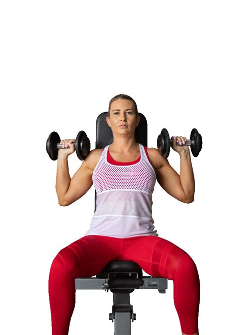 Female Seated Shoulder Press Rapid Loss® Program