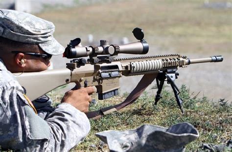 The New M110 Semi Automatic Sniper Rifle Is Now In Service