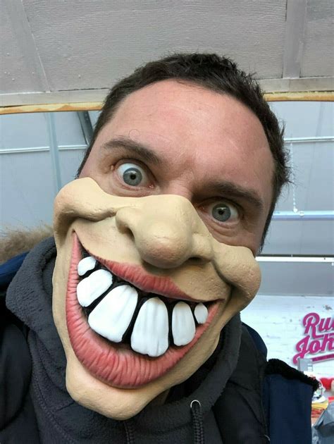 Funny People Half Face Comedy Mask Stag Hen Party Latex Masks Masquerade Laughs Ebay