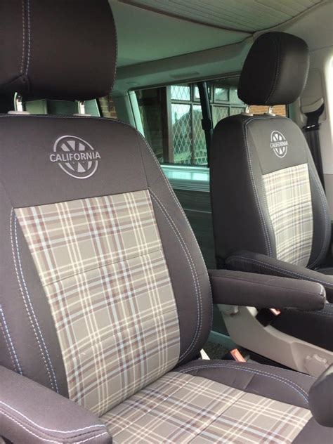 Premium Gti Fabric Seat Covers For Vw California Campervanbits