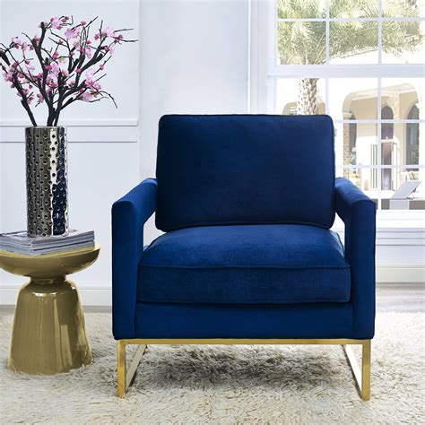 Living Room Chairs Blue Velvet Chairs Navy Velvet Chair Velvet Chair