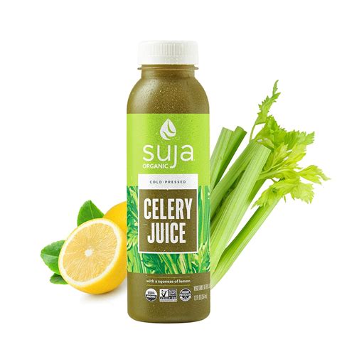 Suja Organic Cold Pressed Celery Juice 12 Fl Oz Bottle