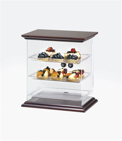 Acrylic Food Display Case With 3 Plastic Trays Diy Food Display
