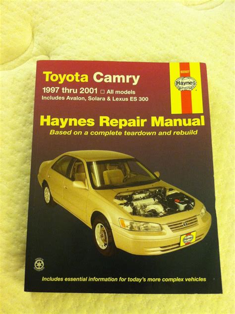 Travelin Garage Sale Haynes Manual Toyota Camry And Lexus Es 300