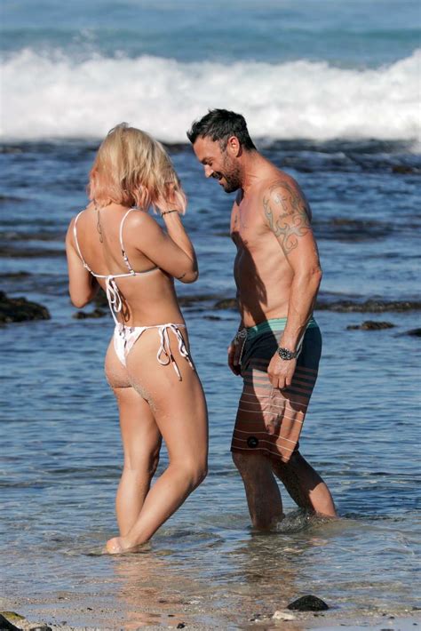 Sharna Burgess Spotted In A Bikini While Packing On Some Pda With Brian Austin Green On The