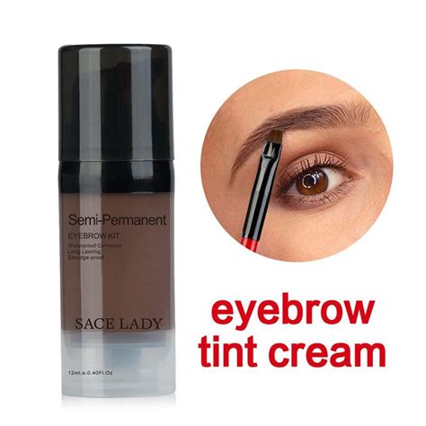 Eyebrow Gel 12ml Waterproof Lasting Eyebrow Tint With Brush Eye Makeup