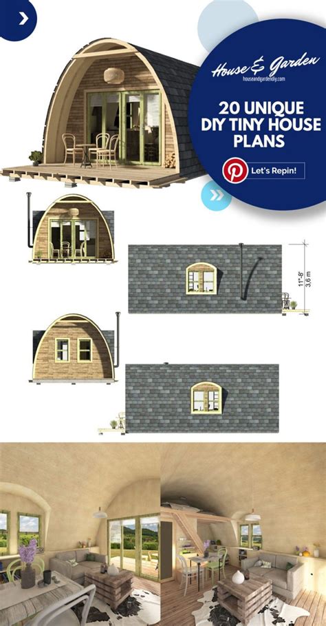 20 Tiny House Plans Unique House Design