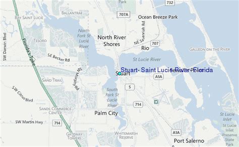 Stuart Saint Lucie River Florida Tide Station Location Guide