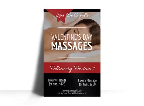 Valentines Day Massage Poster Template Mycreativeshop