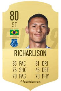 Tras probarlo en 10 partidos: Richarlison de Andrade FIFA 19 Rating, Card, Price