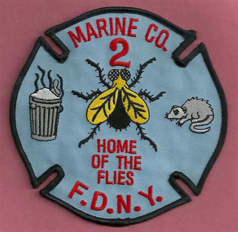 Fdny Brooklyn New York Marine 2 Fire Boat Patch
