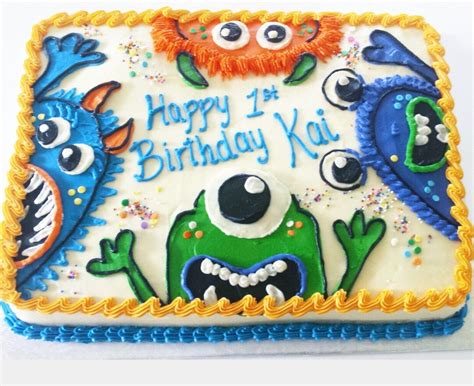 Monster Cake Little Monster Themed Party 1st Birthday Monster 1st