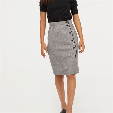 Women Casual Sexy Wrapped Empire Skinny Pencil Skirt Front Singlr Breasted Button Design Women