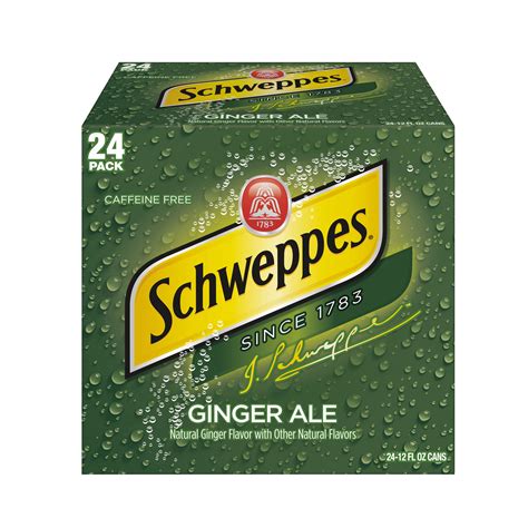 Schweppes Ginger Ale 12 Fl Oz 24 Pack